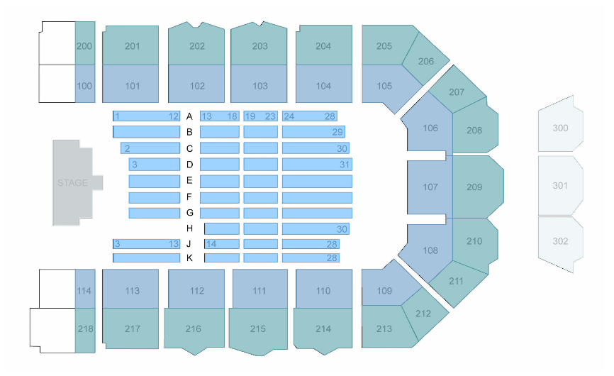Utilita Arena Newcastle Seating Plan