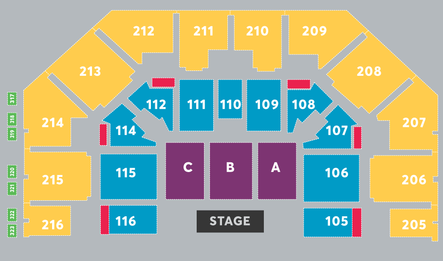 Utilita Arena Sheffield Seating Plan